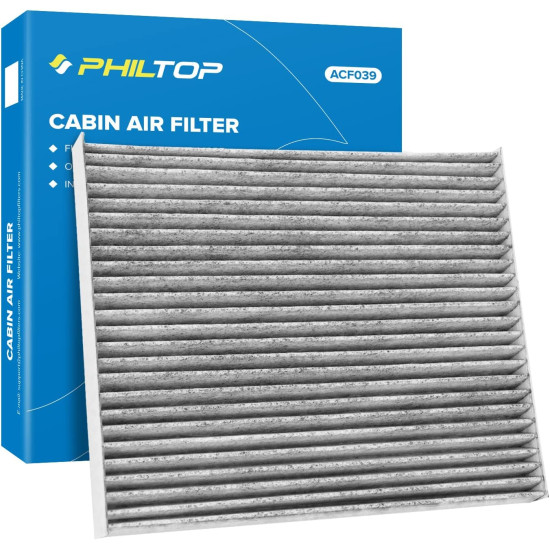 Cooling filter with activated carbon compatible with Hyundai Elantra (2007-2016), Accent (2008-2011), Elantra