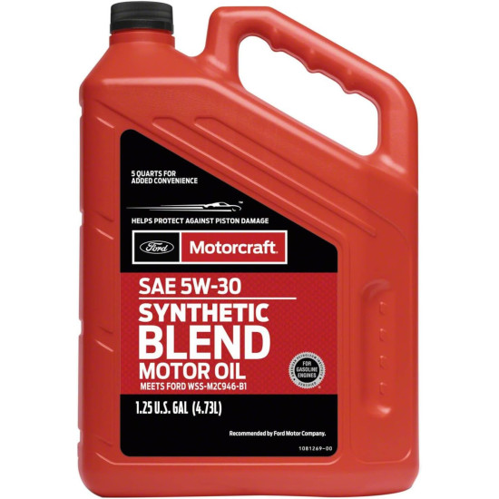 Genuine Motorcraft 5 Quart 5W-30 Oil