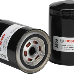 The Bosch premium oil filter with FILTECH filtration technology is compatible with Acura, Chrysler, Dodge, Genesis,